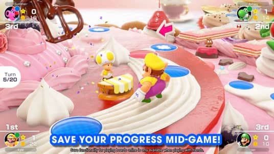 Salve o seu progresso no meio do jogo!